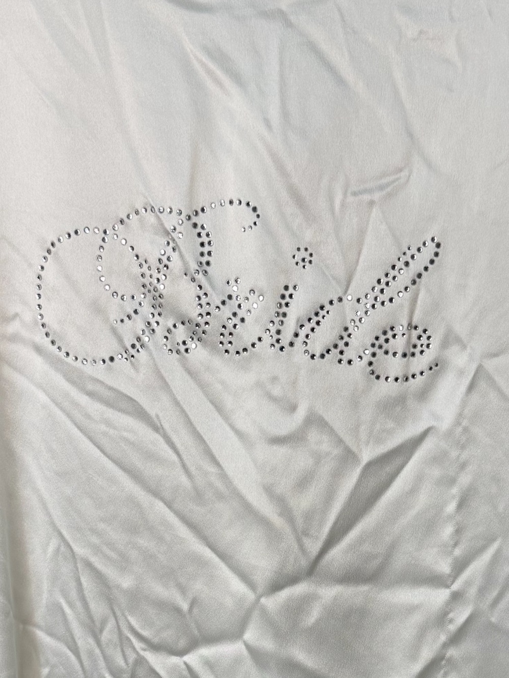 Victorias Secret Bride Robe Rhinestone White